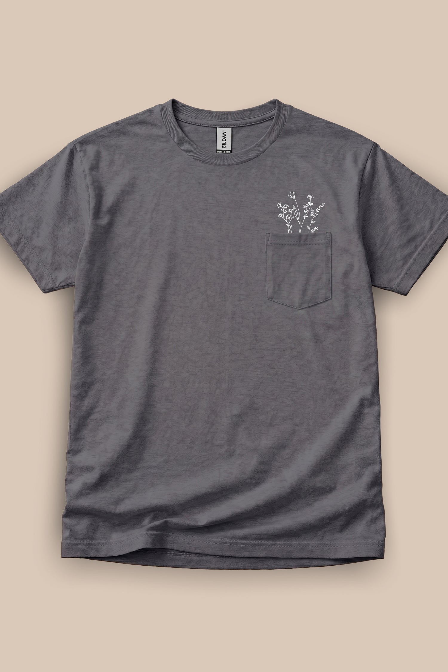 Pocket of Flowers Pocket Tee