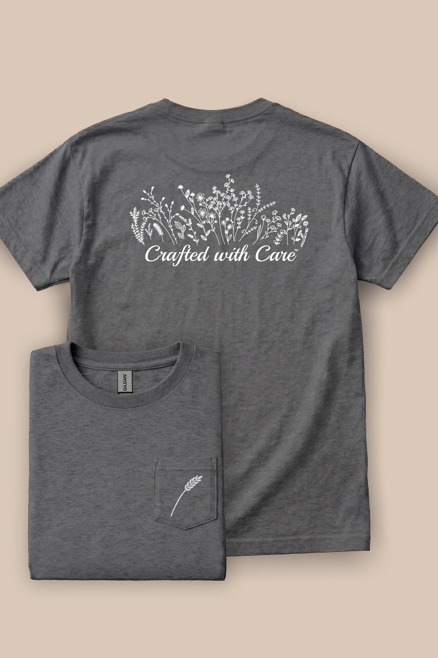 Crafted With Care Floral Pocket Tee