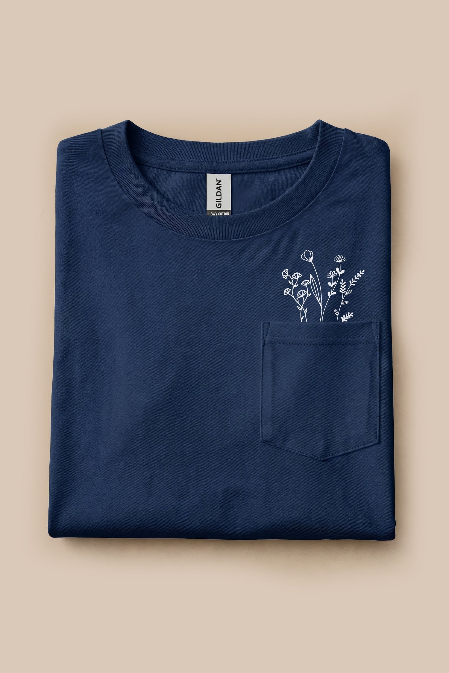 Pocket of Flowers Pocket Tee