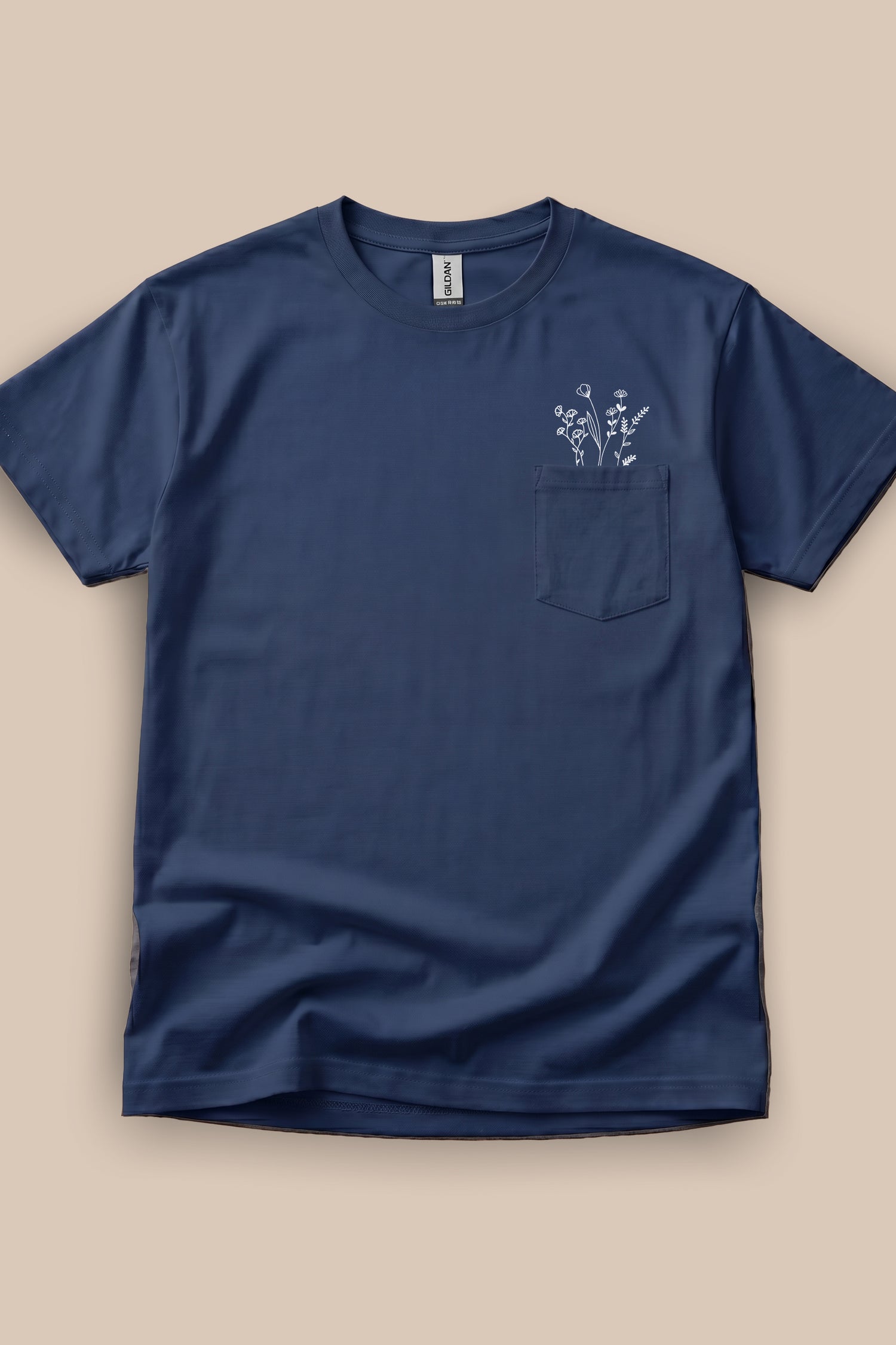 Pocket of Flowers Pocket Tee