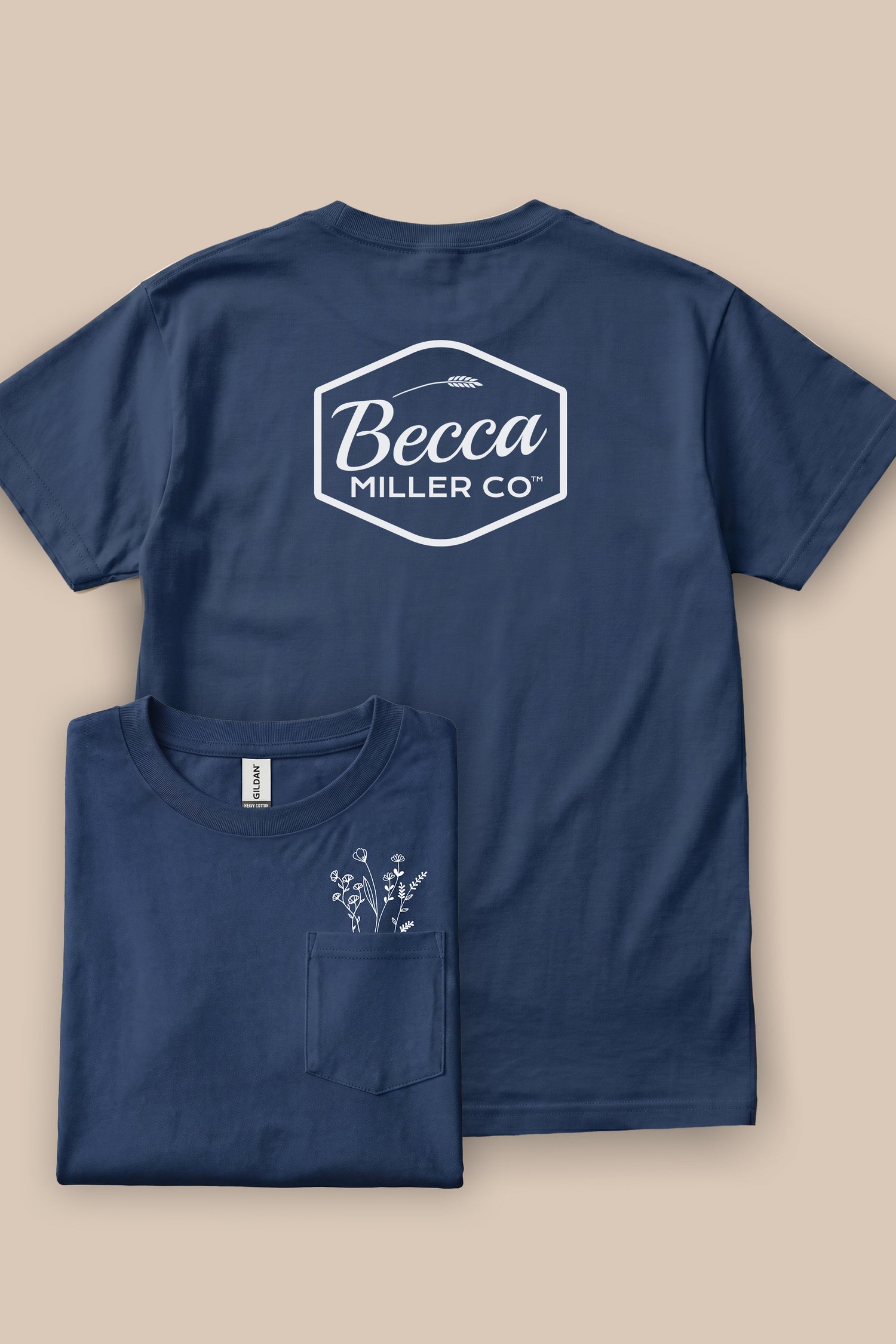 Pocket of Flowers Pocket Tee