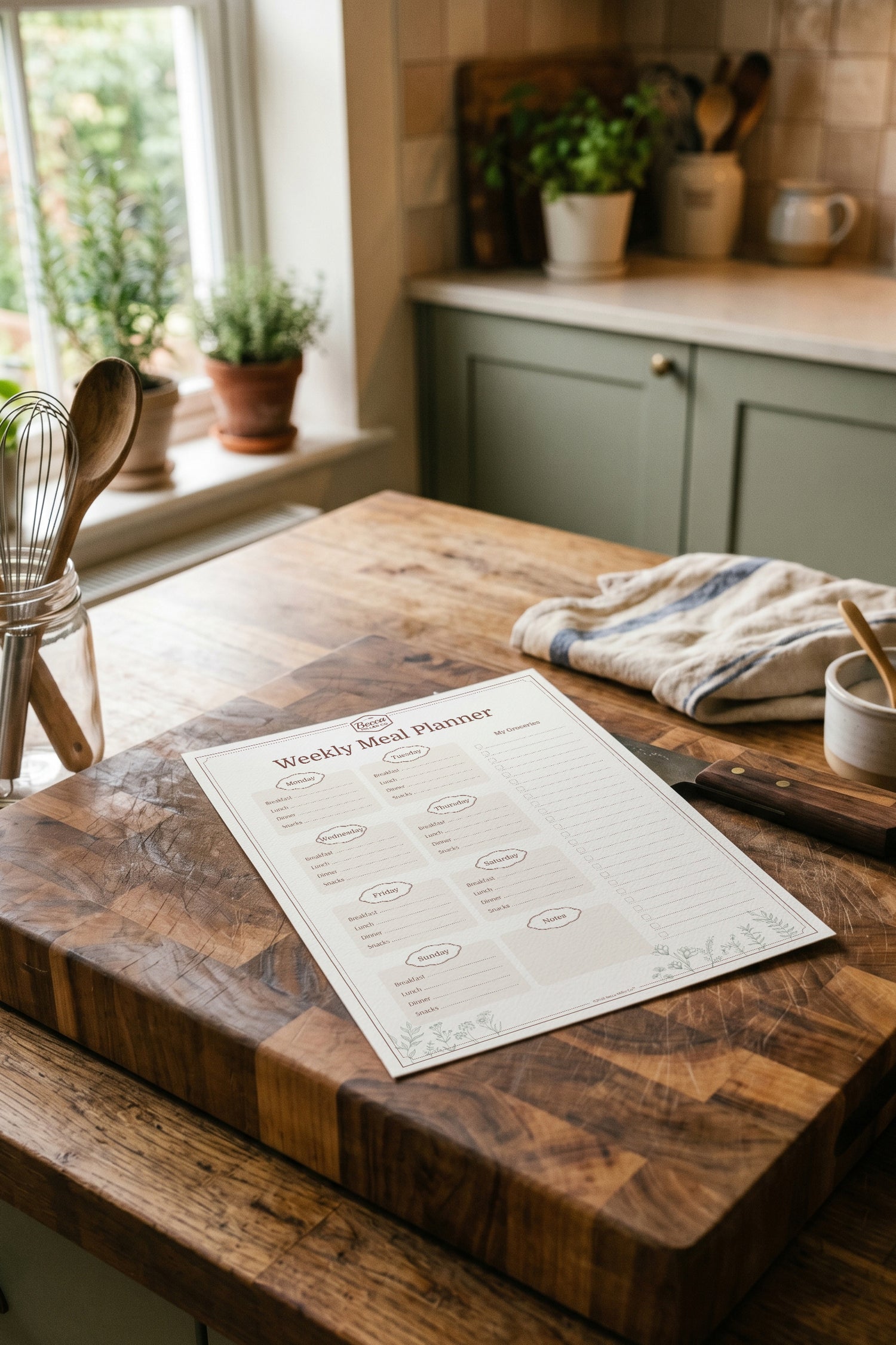 Printable Weekly Meal Planner